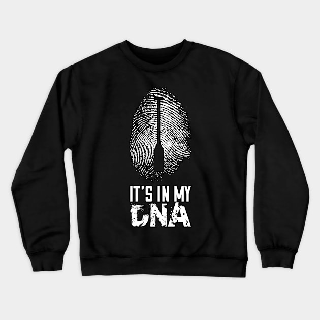 Paddle Water Sports Kayak Canoe - It's in my dna Crewneck Sweatshirt by Shirtbubble